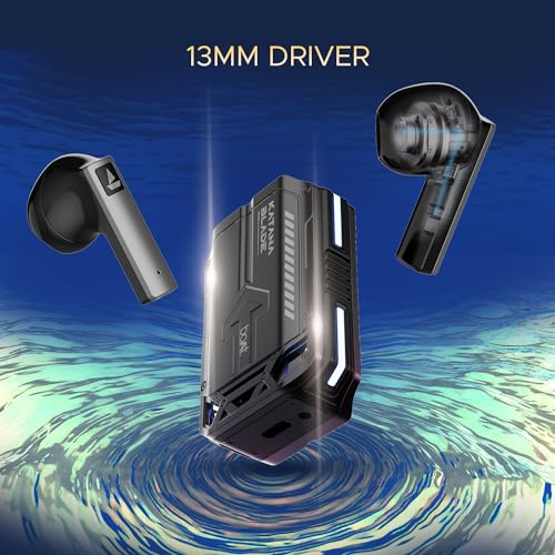 boAt Immortal Katana Blade in Ear TWS Gaming Earbuds with Metal Glider, RGB LEDs Upto 50 Hrs Playtime (Gunmetal Black) boAt Immortal Katana Blade in Ear TWS Gaming Earbuds with Metal Glider, RGB LEDs Upto 50 Hrs Playtime (Gunmetal Black)