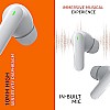 Amazon Basics True Wireless in-Ear Earbuds with Mic Touch Control IPX5  White