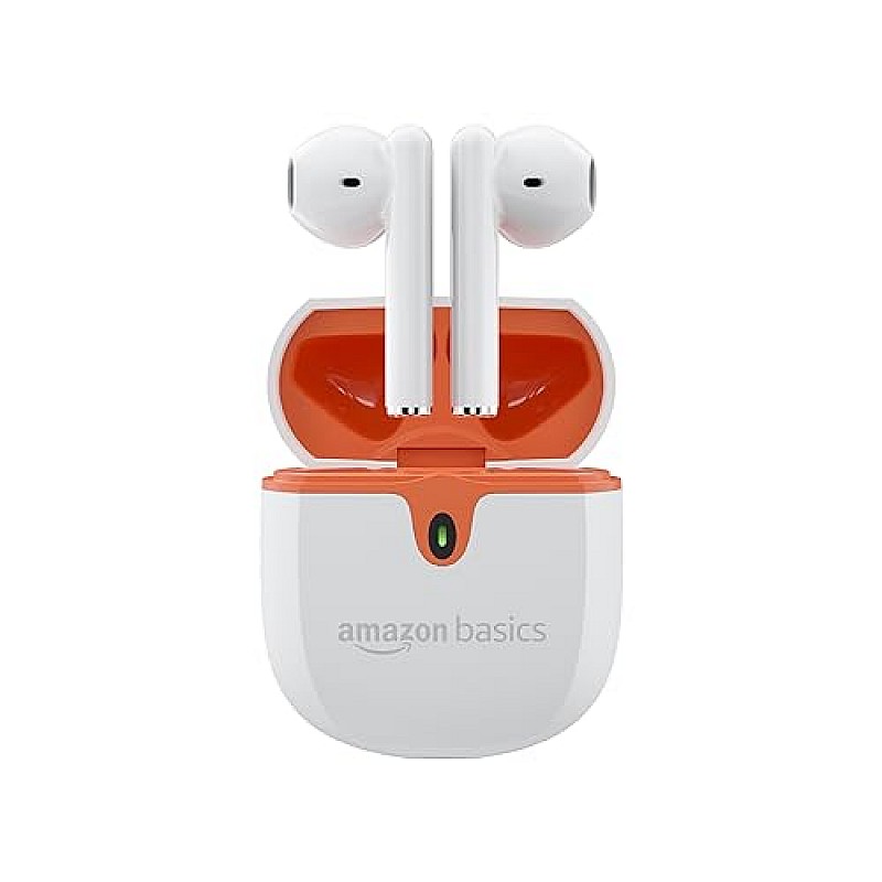 Amazon basics True Wireless in-Ear Earbuds with Mic White