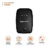 amazon basics 4G LTE Wireless Dongle with All Sim Network Support|Single_Band Plug & Play Data Card Stick with Up to 150Mbps WiFi Hotspot|2100Mah Rechargeable Battery| Sim Adapter Included (Black)