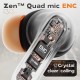Boult Audio Z40 Pro with 100H Playtime, Quad Mic ENC in Ear Earbuds (Midnight)