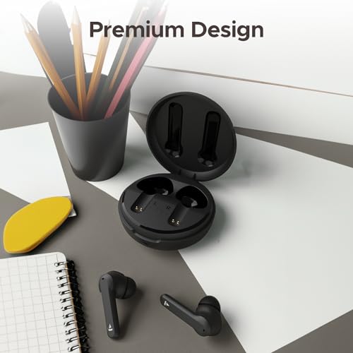 boAt Airdopes Sonik in Ear TWS Earbuds with 60 hrs Playback 11 mm Drivers, BT (Thunder Black) boAt Airdopes Sonik in Ear TWS Earbuds with 60 hrs Playback 11 mm Drivers, BT (Thunder Black)