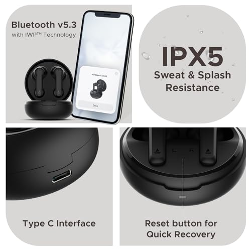 boAt Airdopes Sonik in Ear TWS Earbuds with 60 hrs Playback 11 mm Drivers, BT (Thunder Black) boAt Airdopes Sonik in Ear TWS Earbuds with 60 hrs Playback 11 mm Drivers, BT (Thunder Black)