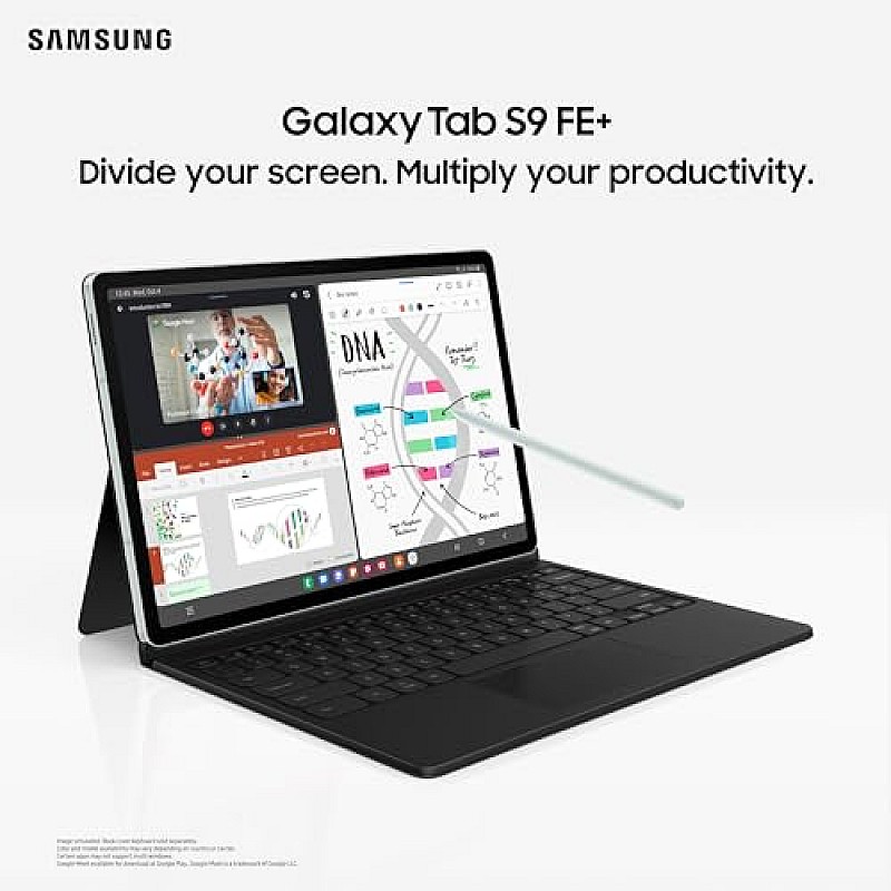 SAMSUNG Galaxy Tab S9 FE+ 8 GB RAM 128 GB ROM 12.4 Inch with Wi-Fi Only Tablet (Gray)