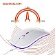 Amazon Basics Rechargeable Wireless Mouse with RGB LED Backlit 1600 DPI Ergonomic Mouse for Laptop, PC