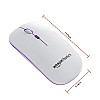 Amazon Basics Rechargeable Wireless Mouse with RGB LED Backlit 1600 DPI Ergonomic Mouse for Laptop, PC