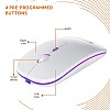 amazon basics Rechargeable Wireless Mouse with RGB LED Backlit 1600 DPI Ergonomic Mouse 