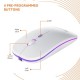 amazon basics Rechargeable Wireless Mouse with RGB LED Backlit 1600 DPI Ergonomic Mouse for Laptop, PC