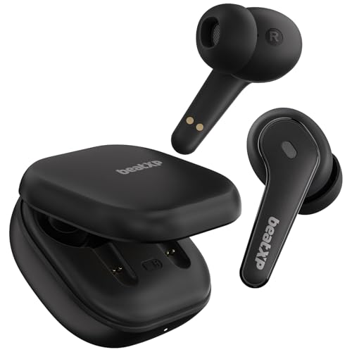 beatXP Echo XPODS Bluetooth True Wireless Ear buds with 70H Playtime, Quad Mic ENC, Gaming Mode (Black) beatXP Echo XPODS Bluetooth True Wireless Ear buds with 70H Playtime, Quad Mic ENC, Gaming Mode (Black)