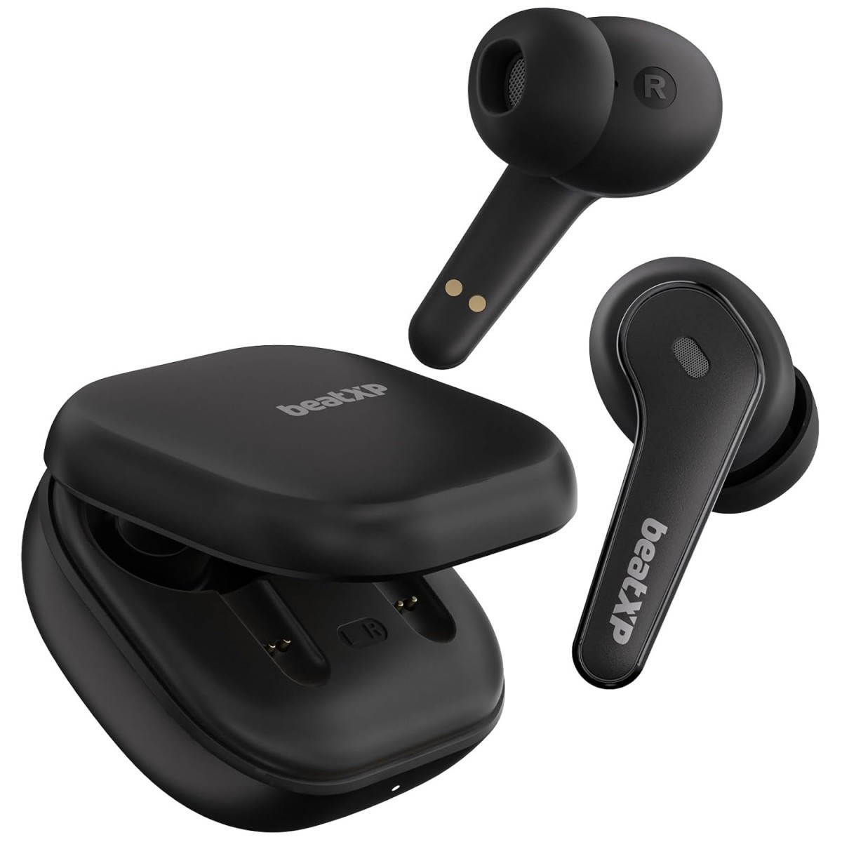 beatXP Echo XPODS Bluetooth True Wireless Ear buds with 70H Playtime, Quad Mic ENC, Gaming Mode (Black) beatXP Echo XPODS Bluetooth True Wireless Ear buds with 70H Playtime, Quad Mic ENC, Gaming Mode (Black)