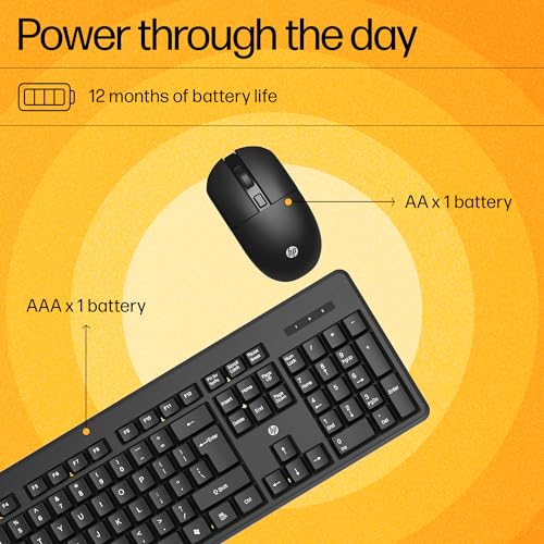 HP KM200 Wireless Mouse and Keyboard Combo (7J4G8AA) Black HP KM200 Wireless Mouse and Keyboard Combo (7J4G8AA) Black