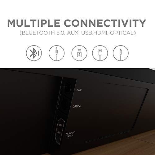 boAt Aavante Bar Rhythm Soundbar with 60W RMS Signature Sound, 2.0 Channel, Multi-Connectivity Modes Carbon Black boAt Aavante Bar Rhythm Soundbar with 60W RMS Signature Sound, 2.0 Channel, Multi-Connectivity Modes Carbon Black