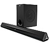 boAt Aavante Bar Rhythm Soundbar with 60W RMS Signature Sound, 2.0 Channel, Multi-Connectivity Modes Carbon Black