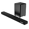 boAt Aavante Bar Rhythm Soundbar with 60W RMS Signature Sound, 2.0 Channel, Multi-Connectivity Modes Carbon Black