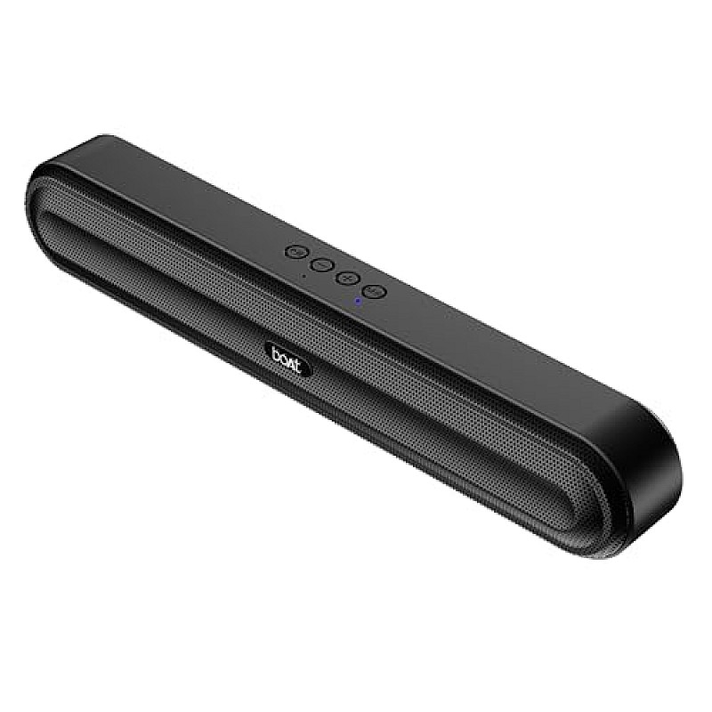 boAt Aavante Bar Rhythm Soundbar with 60W RMS Signature Sound, 2.0 Channel, Multi-Connectivity Modes Carbon Black