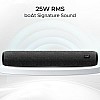 boAt Aavante Bar Rhythm Soundbar with 60W RMS Signature Sound, 2.0 Channel, Multi-Connectivity Modes Carbon Black