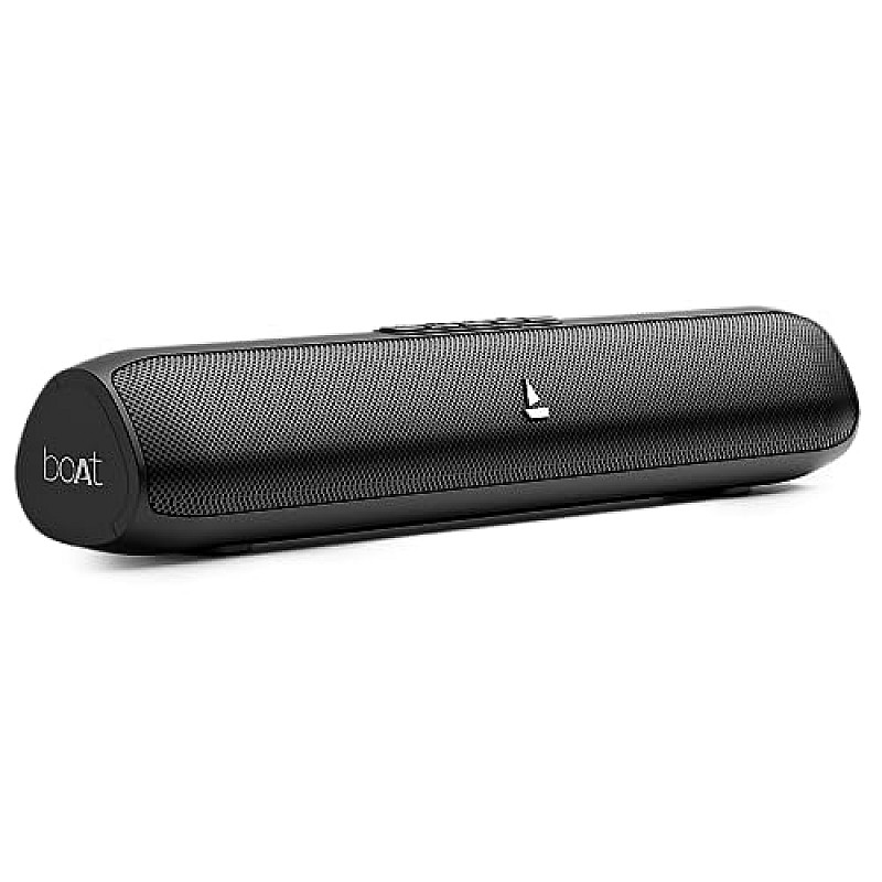 boAt Aavante Bar Rhythm Soundbar with 60W RMS Signature Sound, 2.0 Channel, Multi-Connectivity Modes Carbon Black