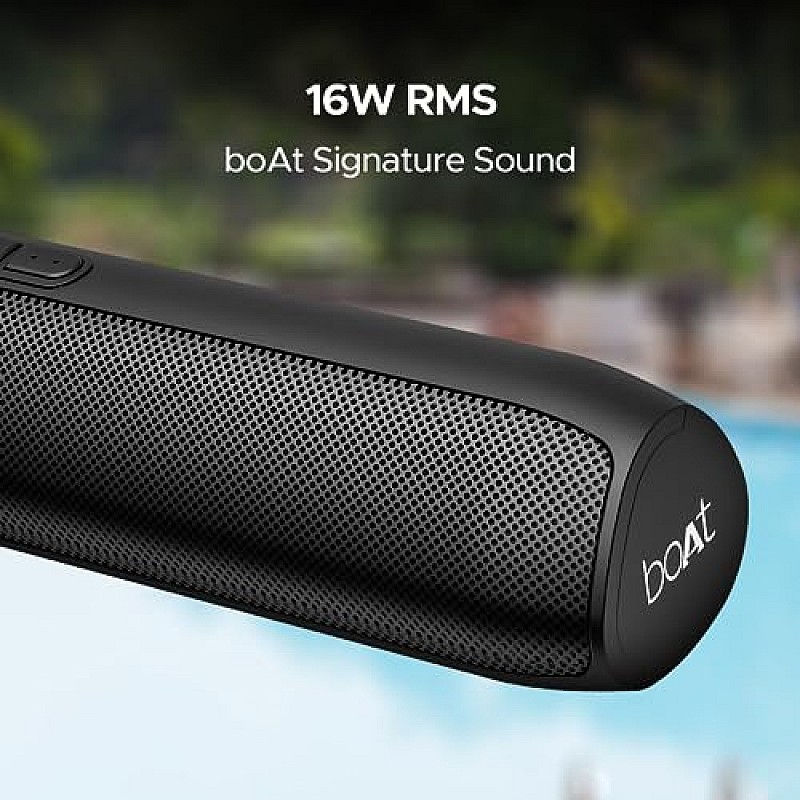 boAt Aavante Bar Rhythm Soundbar with 60W RMS Signature Sound, 2.0 Channel, Multi-Connectivity Modes Carbon Black