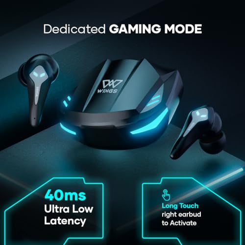 Wings Phantom 320 Gaming in Ear Earbuds Earbuds with Black Wings Phantom 320 Gaming in Ear Earbuds Earbuds with Black