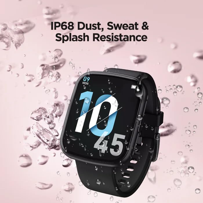 Boat Wave Play Vivid 1.69" (4.29cm) HD Display Smartwatch with IP68 Dust & Water Resistance, 10+ Sport Modes BLACK Boat Wave Play Vivid 1.69" (4.29cm) HD Display Smartwatch with IP68 Dust & Water Resistance, 10+ Sport Modes BLACK