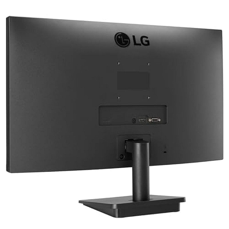 LG 24MP400 (24 inches, 60 Cm) Full HD IPS Display Monitor with 3-Side Borderless Design, VGA, HD (Black)