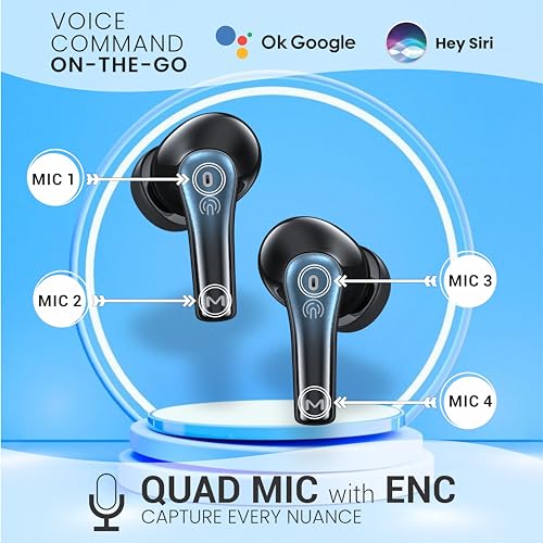 Maxx PX40 True Wireless Earbuds with Up to 40Hrs Playtime Charge 10 Min Jazzy Blue Maxx PX40 True Wireless Earbuds with Up to 40Hrs Playtime Charge 10 Min Jazzy Blue