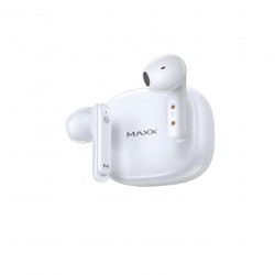 Maxx PX50 True Wireless Earbuds with Quick Connect Up to 40Hrs Playtime ASAP Charge 10 Min Use 180 Mins White