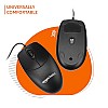 amazon basics Wired Mouse | 1000 DPI Optical Sensor | Plug and Play | Compatible with PC, Laptop (Black)