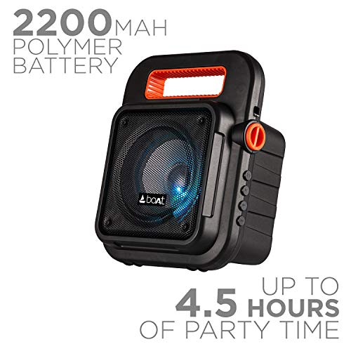 boAt PartyPal 20 15 Watt Wireless Bluetooth Party Speaker (Black) boAt PartyPal 20 15 Watt Wireless Bluetooth Party Speaker (Black)