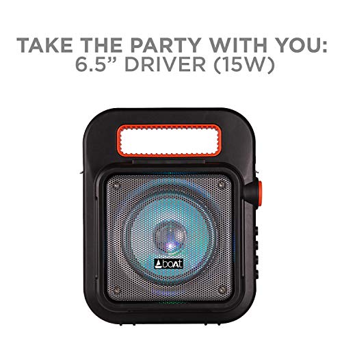 boAt PartyPal 20 15 Watt Wireless Bluetooth Party Speaker (Black) boAt PartyPal 20 15 Watt Wireless Bluetooth Party Speaker (Black)