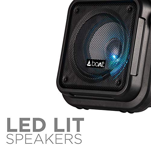 boAt PartyPal 20 15 Watt Wireless Bluetooth Party Speaker (Black) boAt PartyPal 20 15 Watt Wireless Bluetooth Party Speaker (Black)