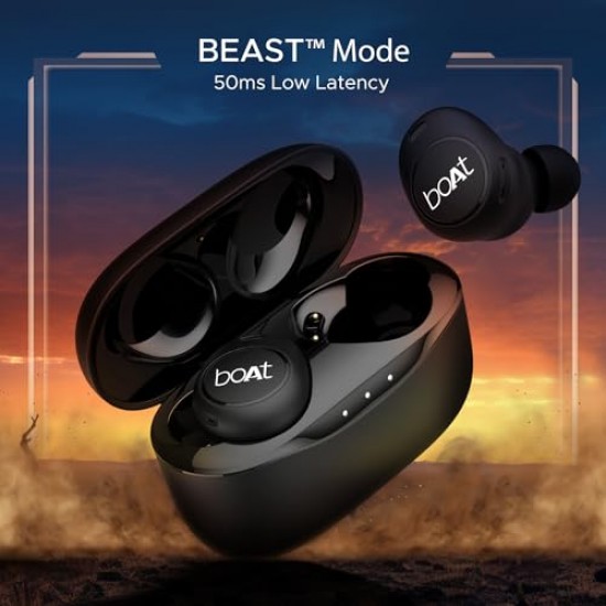 boAt Airdopes 121 V2 Plus TWS Earbuds with 50 Hours Active Black