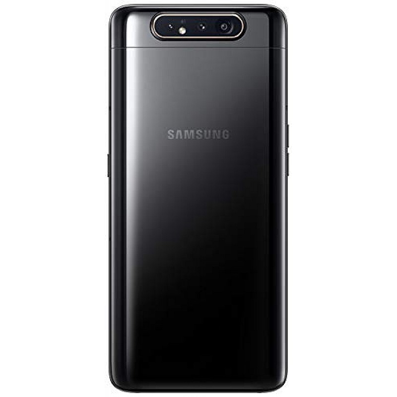 Samsung Galaxy A80 (Phantom Black, 8GB RAM, 128GB Storage) (Refurbished)