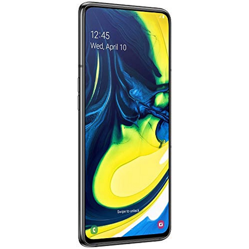 Samsung Galaxy A80 (Phantom Black, 8GB RAM, 128GB Storage) (Refurbished)