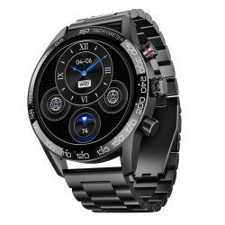 boAt Enigma Z40 Smart Watch with 1.32 inch HD Display, Luxurious Metal Body Design, 100+ Sports Mode (Metal Black)