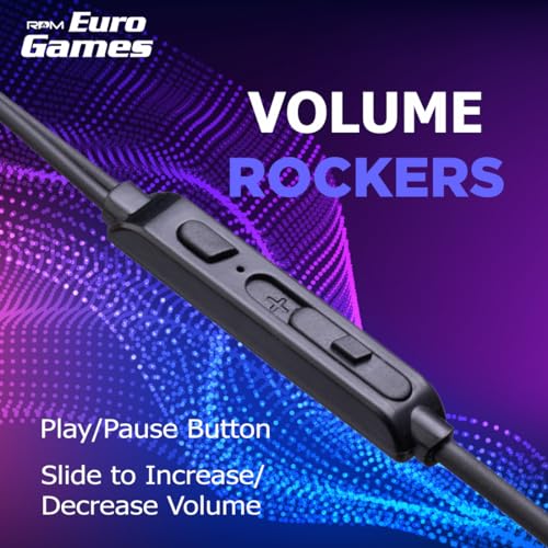 RPM Euro Games Gaming Over Ear Earphones Wired with Detachable Mic | for Mobile Phones, PC, Tablet, PS4, PS5 (Blue) RPM Euro Games Gaming Over Ear Earphones Wired with Detachable Mic | for Mobile Phones, PC, Tablet, PS4, PS5 (Blue)