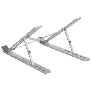 amazon basics Tabletop Laptop Stand, Ergonomic Adjustable & Ventilated Metal Riser Holder for Desk Fits Upto 15.6 Inch Laptops (Silver) amazon basics Tabletop Laptop Stand, Ergonomic Adjustable & Ventilated Metal Riser Holder for Desk Fits Upto 15.6 Inch Laptops (Silver)