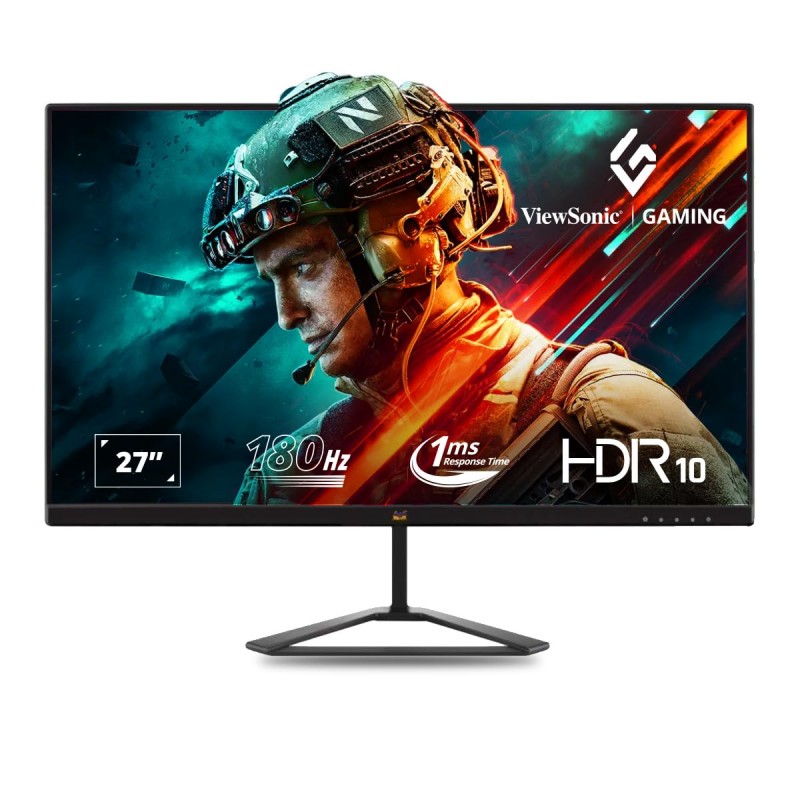 ViewSonic Gaming 27 Inch Full HD, IPS, 1Ms,165Hz Refresh Rate Monitor VX2779 Black