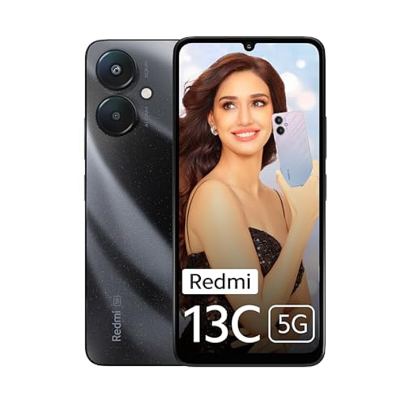 Redmi 13C 5G (Starlight Black, 6GB RAM, 128GB Storage) Refurbished