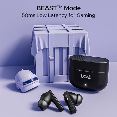 boAt Airdopes 91 in Ear TWS Earbuds with 45 hrs Playtime, Beast Mode with 50 ms Low Latency (Active Black) boAt Airdopes 91 in Ear TWS Earbuds with 45 hrs Playtime, Beast Mode with 50 ms Low Latency (Active Black)