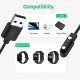 Noise Colorfit Smart Watch Charger Original 2 Pin USB Fast Charger Black
