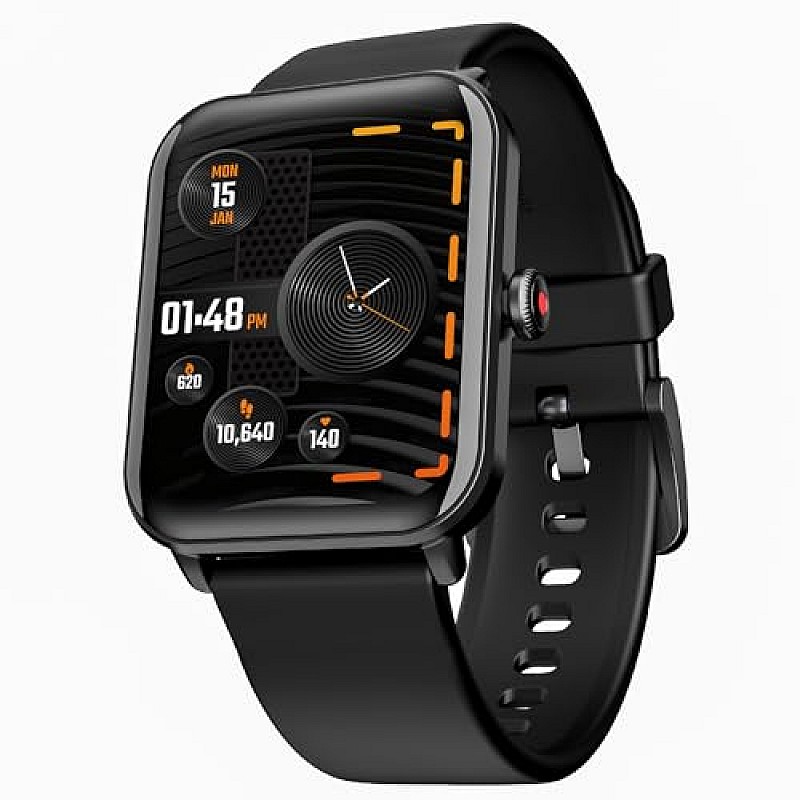 boAt Wave Fury Smart Watch (Active Black)