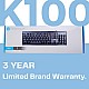 HP K100 Wired Keyboard, Quick, Comfy and Accurate, USB Plug & Play Setup,LED Indicators(7J4G1AA)