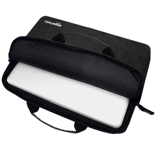 Amazon Basics Laptop Bag Sleeve Case Cover Pouch with Handle for Men & Women 15.6 Inch Laptop Black Amazon Basics Laptop Bag Sleeve Case Cover Pouch with Handle for Men & Women 15.6 Inch Laptop Black