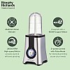 Morphy Richards 2 In 1 Blendmaster | 400W Powerful Motor | Grind, Mix, Blend Silver Black