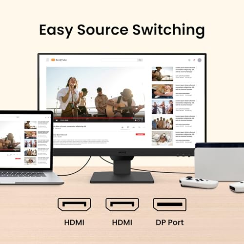 BenQ GW2490 24 1920x1080p FHD IPS Monitor 100Hz sRGB|Eye-careU|Dual HDMI (Black) BenQ GW2490 24 1920x1080p FHD IPS Monitor 100Hz sRGB|Eye-careU|Dual HDMI (Black)