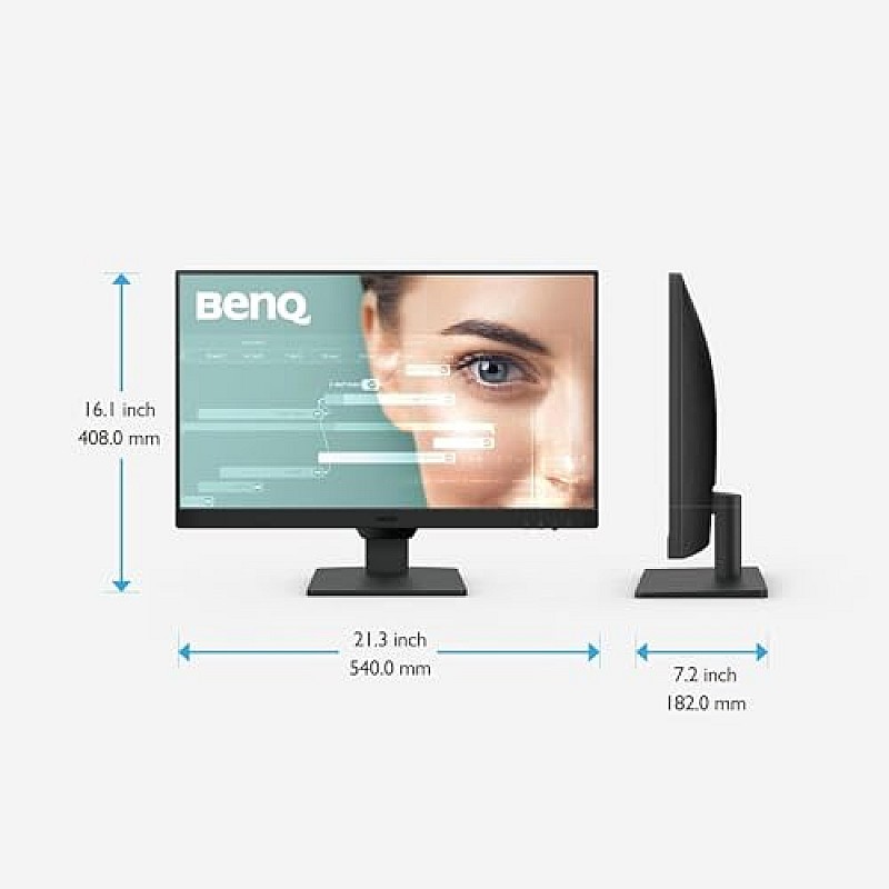 BenQ GW2490 24 1920x1080p FHD IPS Monitor 100Hz sRGB|Eye-careU|Dual HDMI (Black)