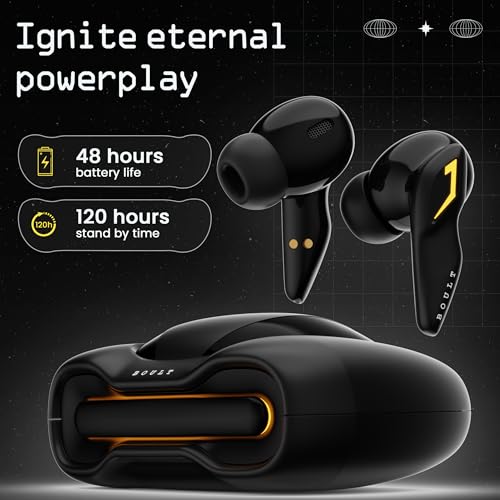 Boult Audio Newly Launched Astra True Wireless in Ear Earbuds (Black Gloss) Boult Audio Newly Launched Astra True Wireless in Ear Earbuds (Black Gloss)