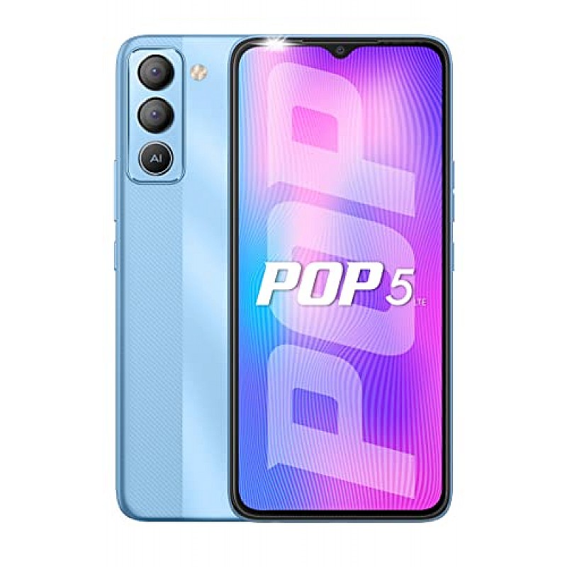 Tecno Pop 5 LTE (Ice Blue, 2GB RAM,32GB Storage) Refurbished