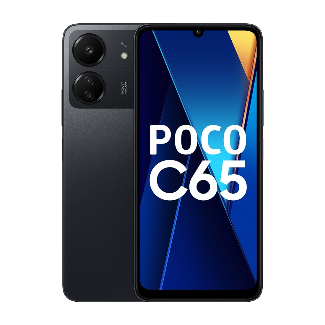 POCO C65 Matte Black 4GB RAM 128 GB ROM refurbished